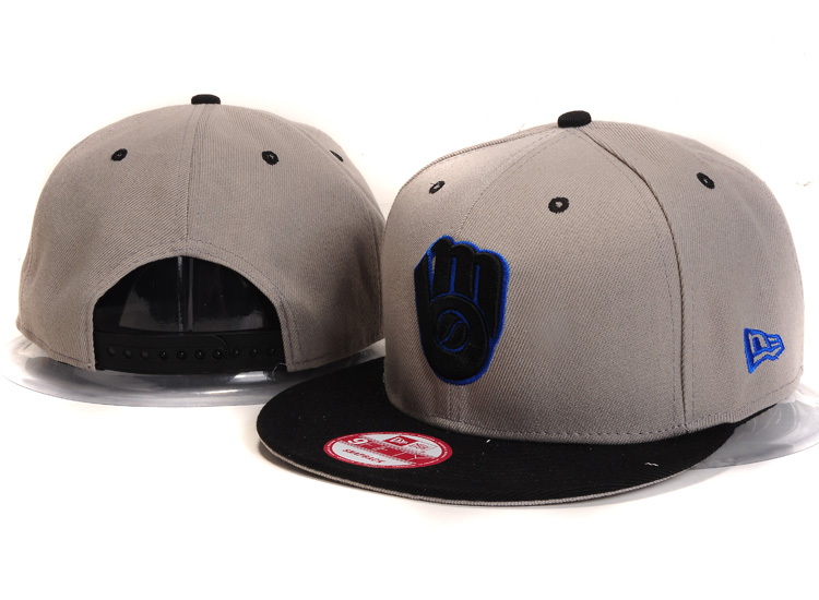 MLB Milwaukee Brewers NE Snapback Hat #05